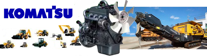 Запчасти для двигателя Komatsu S4D95LE 